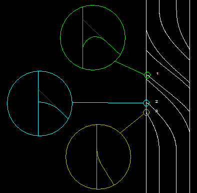 Roundings for a cylindrical indexing cam gear