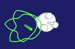 Parallel indexing cam gear, generating stepwise output motions with planar cams